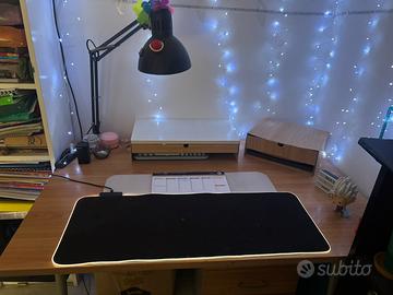 LAS scrivania grande legno mdf resistente