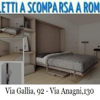 Letto a scomparsa desk tavolo- letti a roma