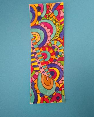 segnalibro dipinto a mano 