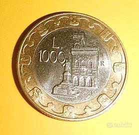 Moneta da “1000 Lire Repubblica di San Marino