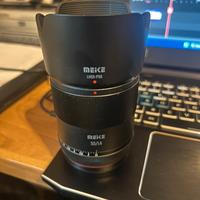 Obbiettivo Meike 55 mm F 1.4 E-mount