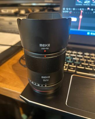 Obbiettivo Meike 55 mm F 1.4 E-mount