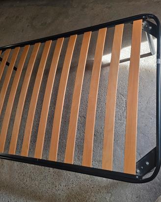 Rete con Doghe in legno 120x190 COME NUOVA