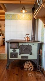 Cucina economica a legna d'epoca FORNASELA