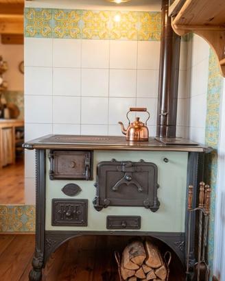Cucina economica a legna d'epoca FORNASELA