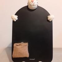 Brandani Lavagna Lavagnetta gatto in poliresina