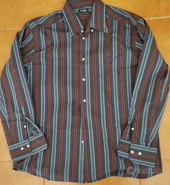 Camicia uomo Bernardi con righe verticali