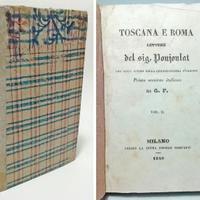TOSCANA E ROMA. POUJOULAT 1840