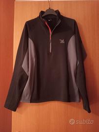 Felpa pile Salewa donna/unisex taglia M-L nera