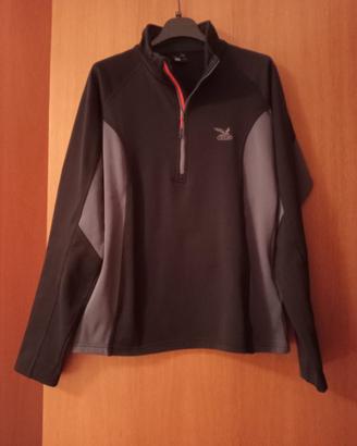 Felpa pile Salewa donna/unisex taglia M-L nera