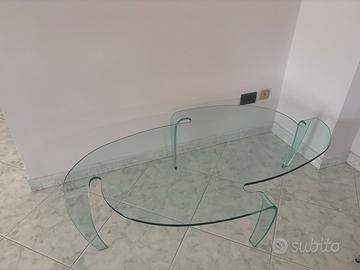 Tavolino di cristallo Riflessi