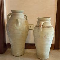 Coppia di anfore in terracotta antiche / vintage