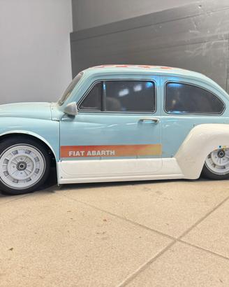 Bergonzoni 600 Abarth 1:5 Hachette - NUOVO + radio
