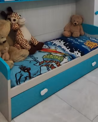 Letto cameretta Giessegi 2 letto estraibile 