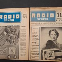 2 Riviste RADIO SCHEMI ANNO 1949