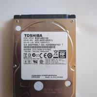 Toshiba 1TB hard disk 2.5 portatile