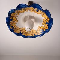 lampadario dipinto a mano