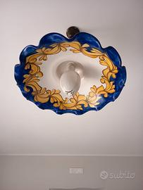 lampadario dipinto a mano