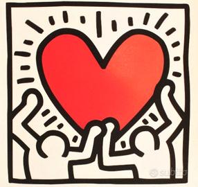 KEITH HARING 6 STAMPE PRIMO LOTTO