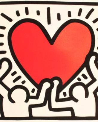 KEITH HARING 6 STAMPE PRIMO LOTTO