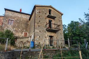 Rustico panoramico con giardino e uliveto