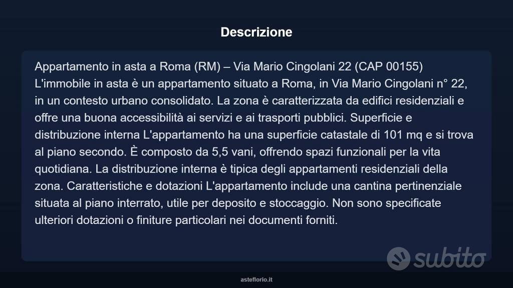 Appartamento – Roma, Tor Cervara - Vista 4