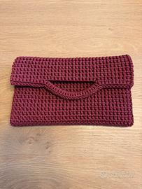 Pochette cordino uncinetto
