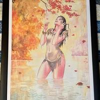 serigrafia di Milo Manara