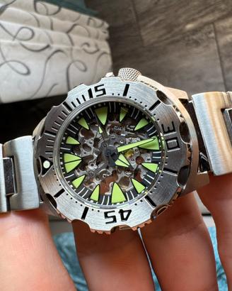 Orologio addiesdive meccanico zaffiro vetro