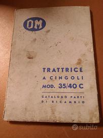 catalogo ricambi trattrice a cingoli mod.35/40C