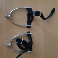 Speroni punte tonde equitazione bambino