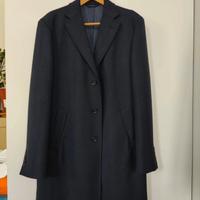 Cappotto Lubiam Studio Blu Scuro Taglia L