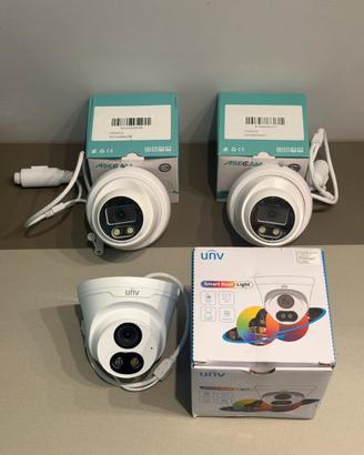 Kit 3 Telecamere IP – 2x ASECAM 8MP + 1x UNV 4MP