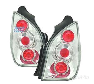 FANALI CITROEN C2 03-10 FONDO CROMATO