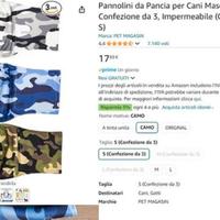 Pannolini da pancia cane maschio