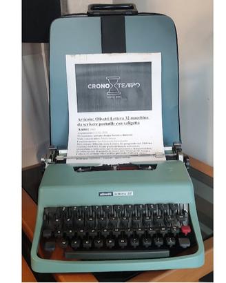 Olivetti Lettera 32 con custodia originale