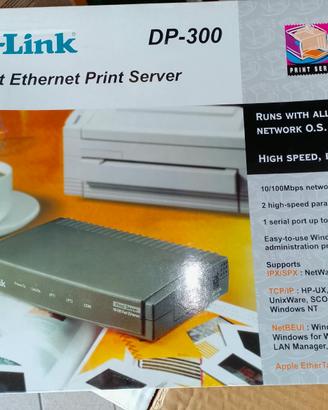 Server di Stampa - DLINK DP-300 - Nuovo