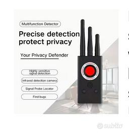 Rilevatore microspie telecamere nascoste infraross