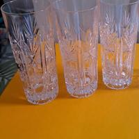 Bicchieri in cristallo nuovi 