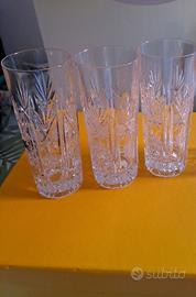 Bicchieri in cristallo nuovi 