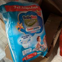Pannolini piscina taglia 4-5 Babylino Sensitive