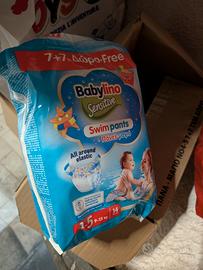 Pannolini piscina taglia 4-5 Babylino Sensitive