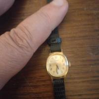 Orologio oro 750 vintage con cinturino