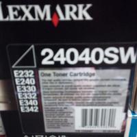 TONER NERO - BLACK  LEXMARK 24040SW