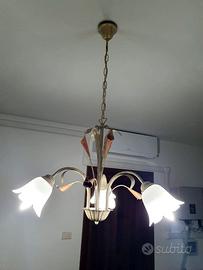 Lampadario Artigianale a 3 Luci  Eleganza Classico