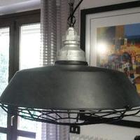 Lampada a sospensione soffitto design industriale