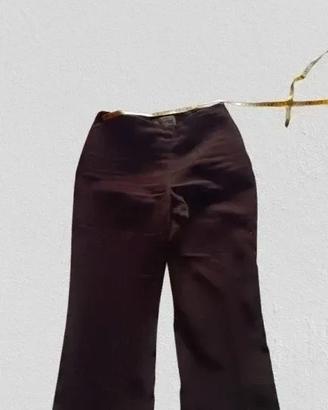Pantaloni svasati marroni – elegante