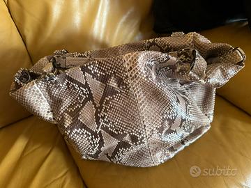Borsa vera pelle di pitone mai usata Abbigliamento e Accessori In vendita a Piacenza