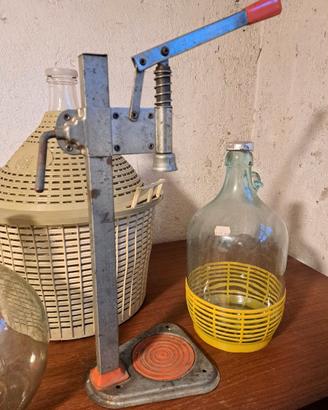 KIT Damigiane e Tappatrice