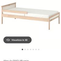 Lettino ikea nuovo con materasso